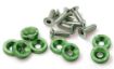 Picture of 8 x M6x20 Steel bolts + Washers  - Green