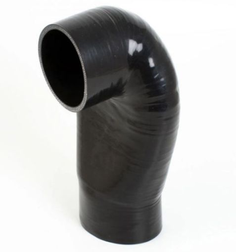 Picture of Cobra head - 90 Degree Silicone Bend - Black 3 "- 76mm.